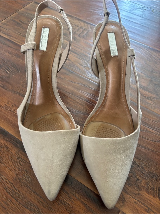 SCHUTZ Shoes - Elegant Tan Women's Slingback Heels